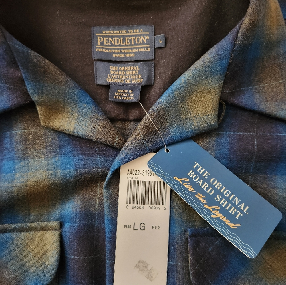 Pendleton Board Shirt L NWT